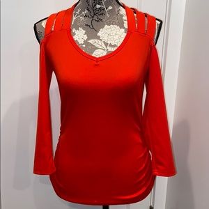 Cold Shower Weave Strap Red Top
